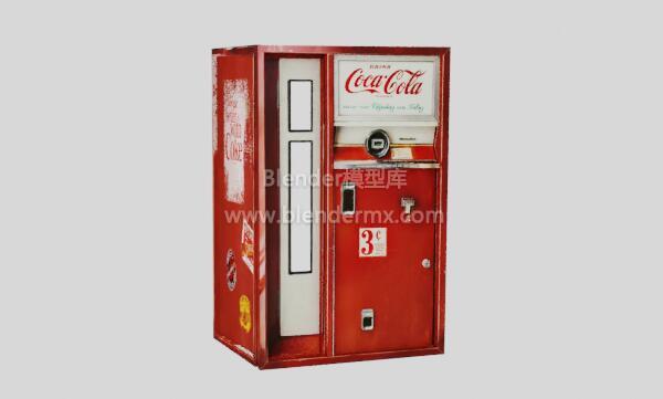 老款可口可乐自动售卖机-魔酷网