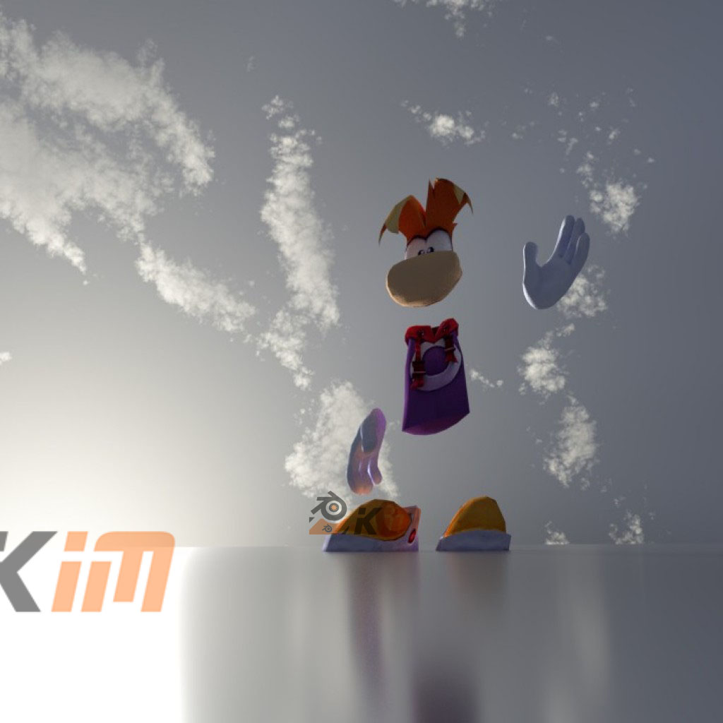 Rayman模特（改装）粉丝艺术-魔酷网