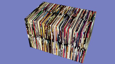 一堆唱片集-魔酷网