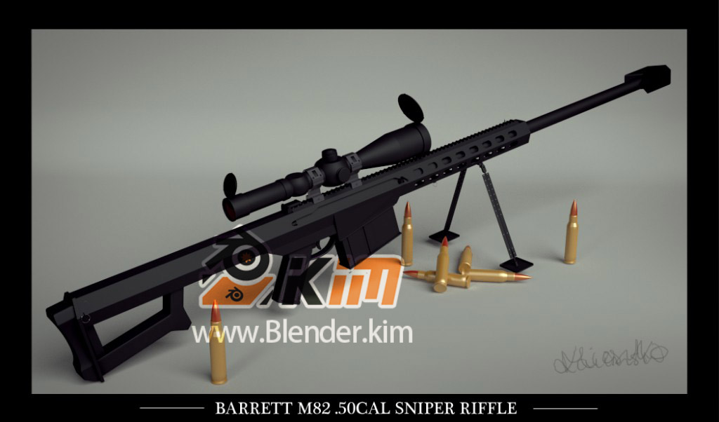 巴雷特m82.50口径狙击步枪-魔酷网