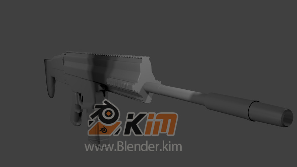 FN Scar-L枪模型-魔酷网